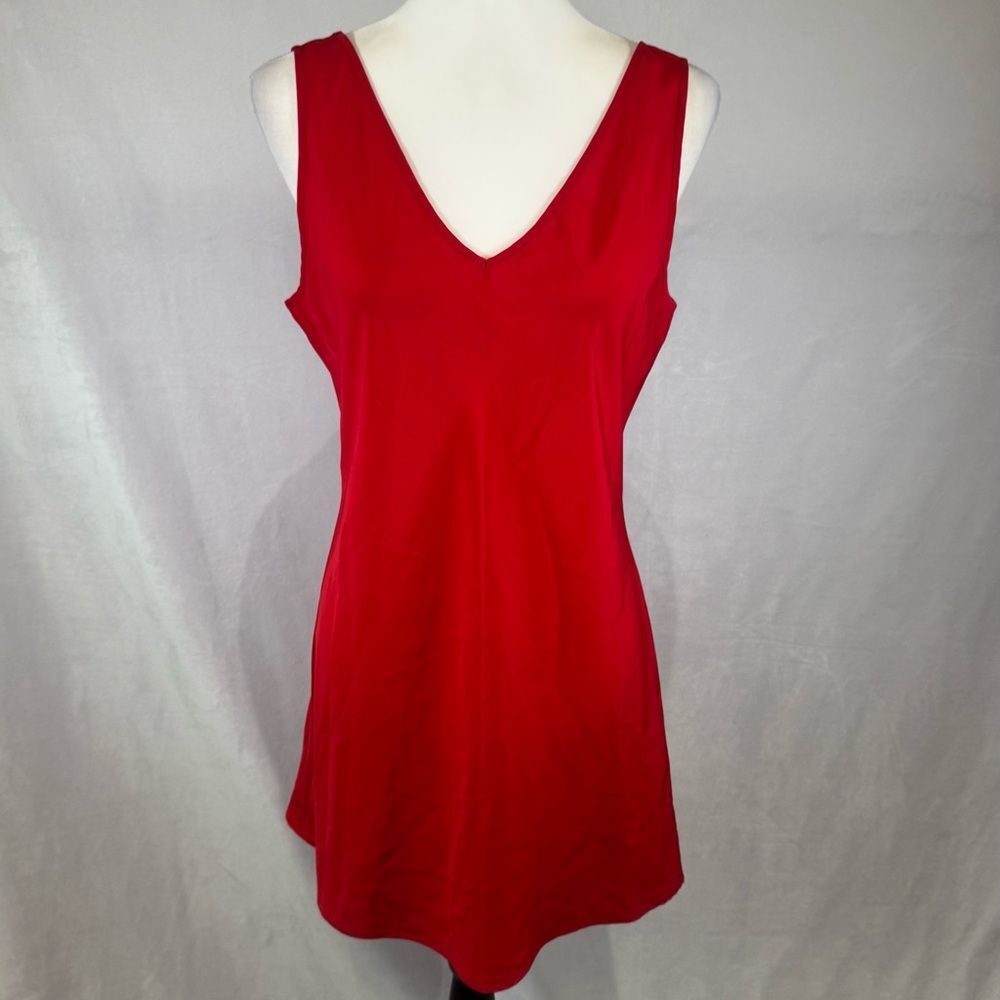 Josie Maran little red mini slip dress size medium